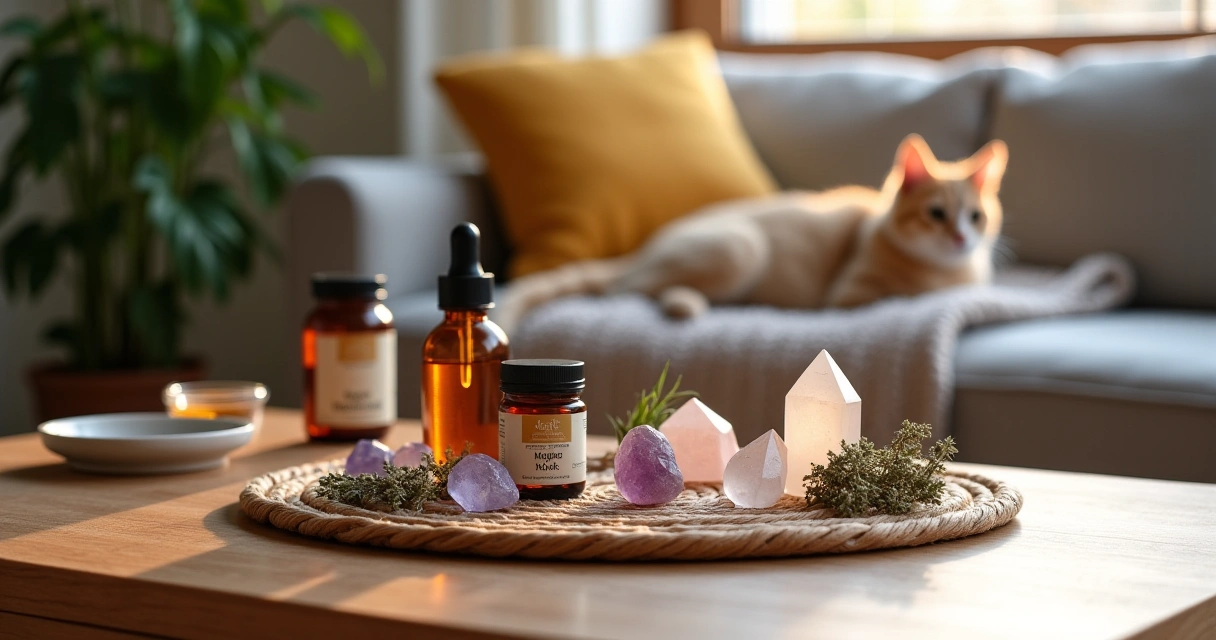 How to Create a Crystal Healing Corner for Pet Calm