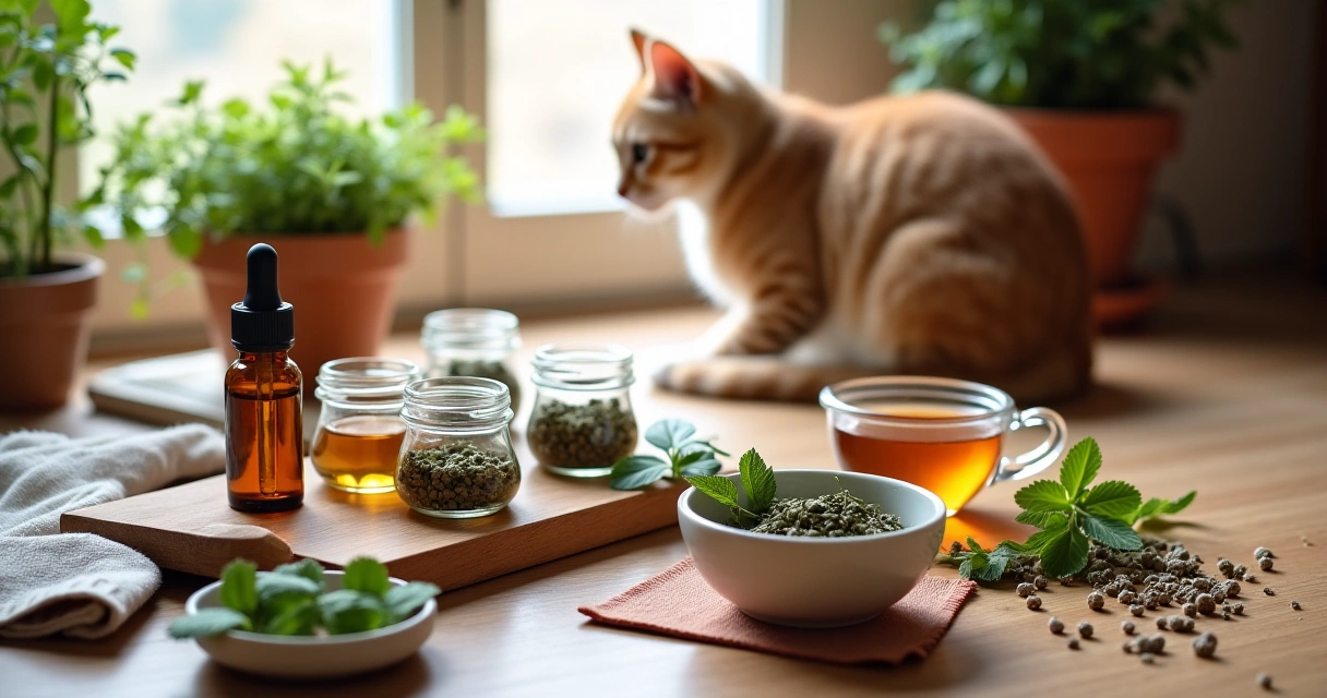 DIY Herbal Tea Blends for Pet Digestion and Energy