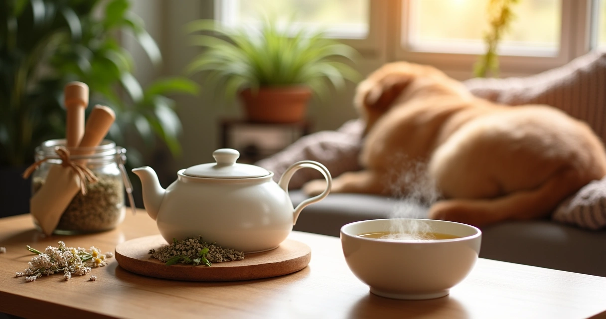 DIY Herbal Teas for Pet Relaxation