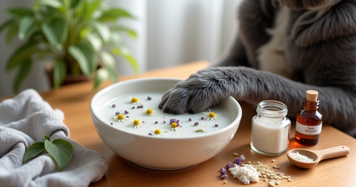 Natural Detox Baths to Support Senior Pet Health