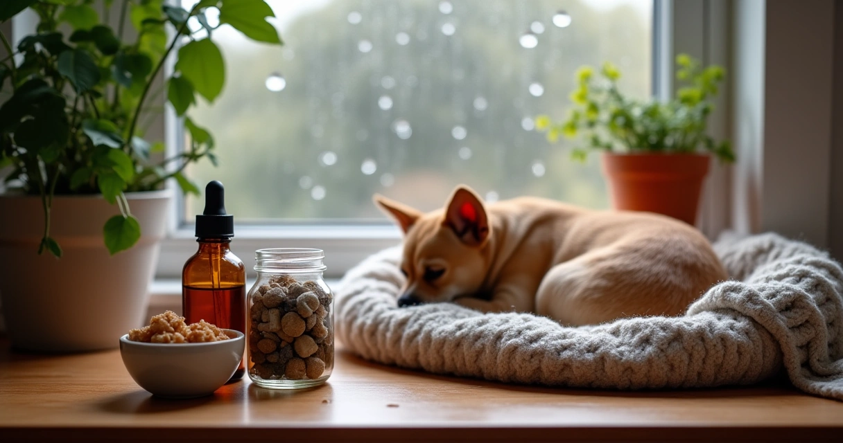 Preparing Your Pet for April Showers: Natural Remedies for Storm Anxiety